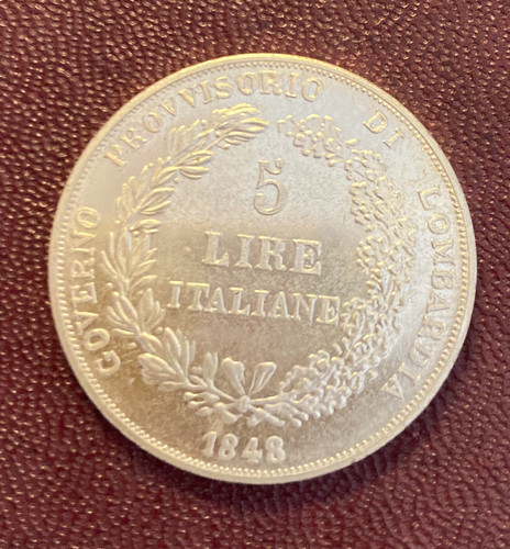 Moneta lire italiane - 5,