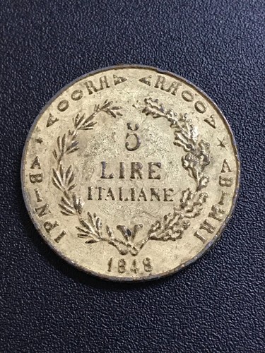 Lire 1848 governo - 1848,