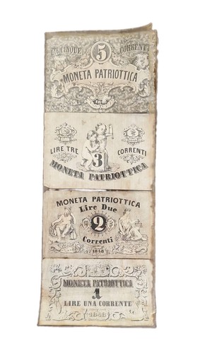 Moneta patriottica 1848 lotto - patriottica,
