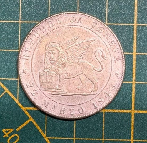 Lire 1848 repubblica veneta - 5,