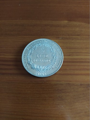 Moneta italia lire 1848 - moneta,